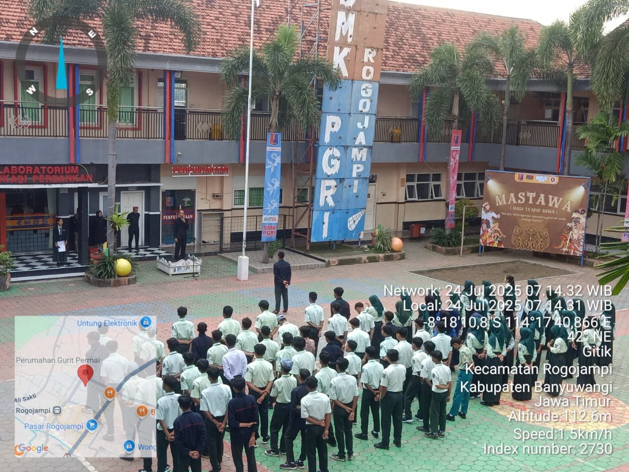 Pembinaan Karakter Melalui Kegiatan Apel Pagi Rutin Setiap Jurusan