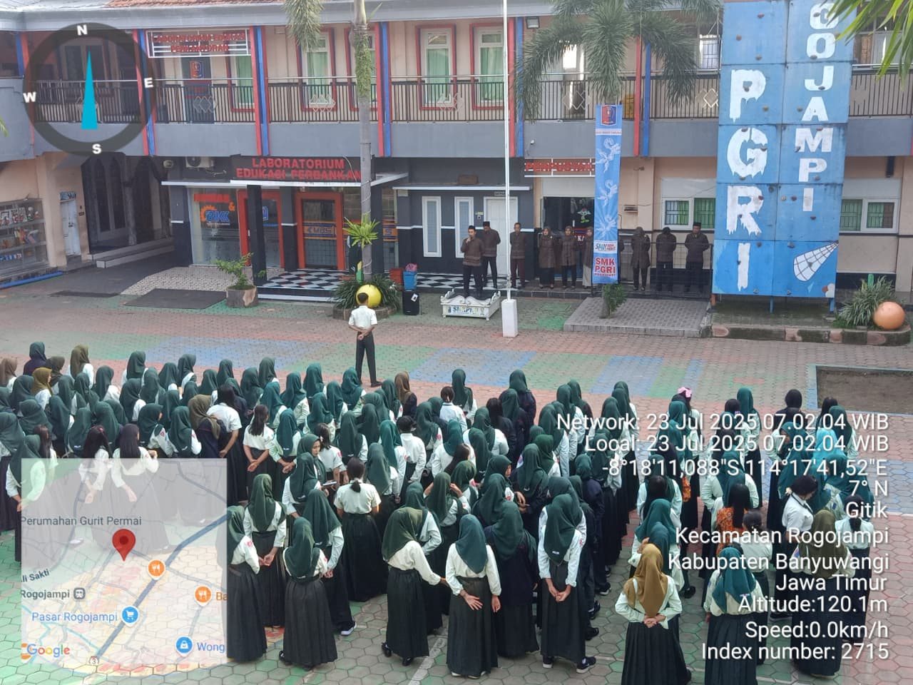 Pembinaan Karakter Melalui Kegiatan Apel Pagi Rutin Setiap Jurusan